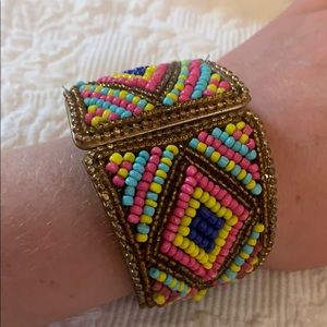 Colorful boho bangle